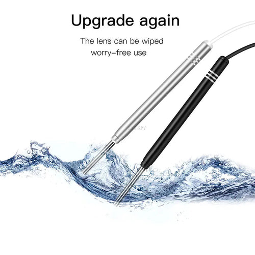3 In 1 3.9mm Ear Spoon Visual Endoscope Mini Camera HD Video