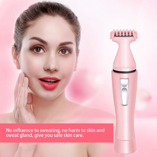 4-in-1 Portable Mini Electric Shaving Women Cutter Rotating Nose Ear